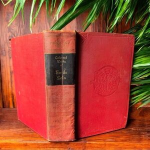 ANTIQUE 1928 The Works of Emile Zola - One Volume Edition